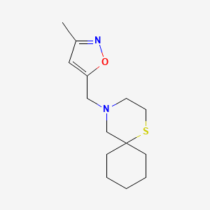 3-Methyl-5-(1-thia-4-azaspiro[5.5]undecan-4-ylmethyl)-1,2-oxazole