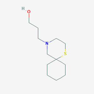 3-(1-Thia-4-azaspiro[5.5]undecan-4-yl)propan-1-ol