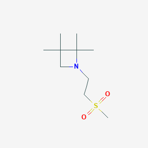 2,2,3,3-Tetramethyl-1-(2-methylsulfonylethyl)azetidine