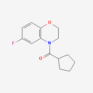 Cyclopentyl-(6-fluoro-2,3-dihydro-1,4-benzoxazin-4-yl)methanone