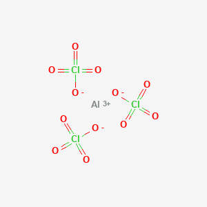 molecular formula AlCl3O12 B076089 Aluminum perchlorate CAS No. 14452-39-2