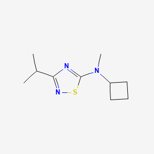 N-cyclobutyl-N-methyl-3-propan-2-yl-1,2,4-thiadiazol-5-amine