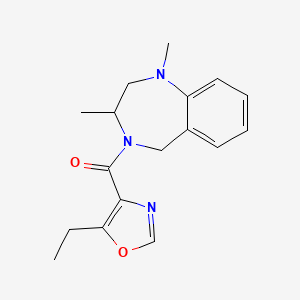 (1,3-dimethyl-3,5-dihydro-2H-1,4-benzodiazepin-4-yl)-(5-ethyl-1,3-oxazol-4-yl)methanone