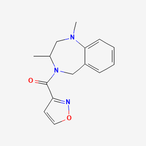 (1,3-dimethyl-3,5-dihydro-2H-1,4-benzodiazepin-4-yl)-(1,2-oxazol-3-yl)methanone