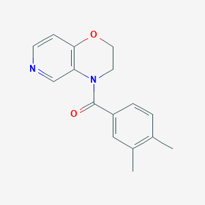 2,3-Dihydropyrido[4,3-b][1,4]oxazin-4-yl-(3,4-dimethylphenyl)methanone