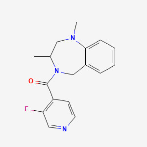 (1,3-dimethyl-3,5-dihydro-2H-1,4-benzodiazepin-4-yl)-(3-fluoropyridin-4-yl)methanone