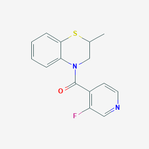 (3-Fluoropyridin-4-yl)-(2-methyl-2,3-dihydro-1,4-benzothiazin-4-yl)methanone