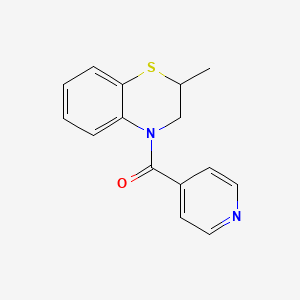 (2-Methyl-2,3-dihydro-1,4-benzothiazin-4-yl)-pyridin-4-ylmethanone