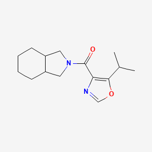 1,3,3a,4,5,6,7,7a-Octahydroisoindol-2-yl-(5-propan-2-yl-1,3-oxazol-4-yl)methanone