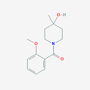 (4-Hydroxy-4-methylpiperidin-1-yl)-(2-methoxyphenyl)methanone