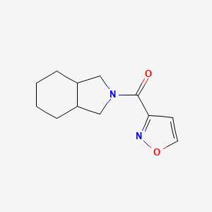 1,3,3a,4,5,6,7,7a-Octahydroisoindol-2-yl(1,2-oxazol-3-yl)methanone