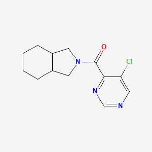 1,3,3a,4,5,6,7,7a-Octahydroisoindol-2-yl-(5-chloropyrimidin-4-yl)methanone