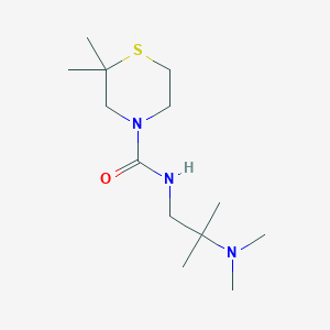 N-[2-(dimethylamino)-2-methylpropyl]-2,2-dimethylthiomorpholine-4-carboxamide