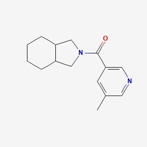 1,3,3a,4,5,6,7,7a-Octahydroisoindol-2-yl-(5-methylpyridin-3-yl)methanone