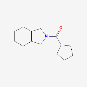 1,3,3a,4,5,6,7,7a-Octahydroisoindol-2-yl(cyclopentyl)methanone