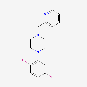 1-(2,5-Difluorophenyl)-4-(pyridin-2-ylmethyl)piperazine