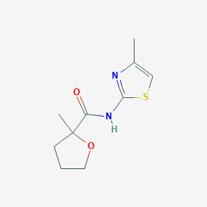 2-methyl-N-(4-methyl-1,3-thiazol-2-yl)oxolane-2-carboxamide