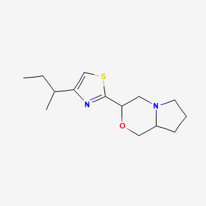 3-(4-butan-2-yl-1,3-thiazol-2-yl)-3,4,6,7,8,8a-hexahydro-1H-pyrrolo[2,1-c][1,4]oxazine