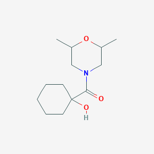 (2,6-Dimethylmorpholin-4-yl)-(1-hydroxycyclohexyl)methanone