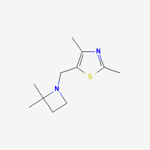 5-[(2,2-Dimethylazetidin-1-yl)methyl]-2,4-dimethyl-1,3-thiazole