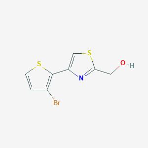 [4-(3-Bromothiophen-2-yl)-1,3-thiazol-2-yl]methanol