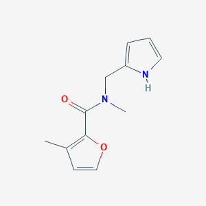 N,3-dimethyl-N-(1H-pyrrol-2-ylmethyl)furan-2-carboxamide