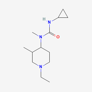 3-Cyclopropyl-1-(1-ethyl-3-methylpiperidin-4-yl)-1-methylurea