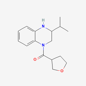 oxolan-3-yl-(3-propan-2-yl-3,4-dihydro-2H-quinoxalin-1-yl)methanone