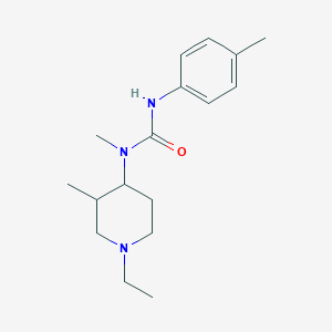 1-(1-Ethyl-3-methylpiperidin-4-yl)-1-methyl-3-(4-methylphenyl)urea