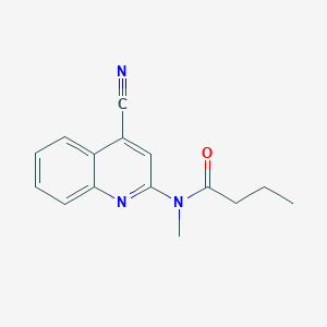 N-(4-cyanoquinolin-2-yl)-N-methylbutanamide