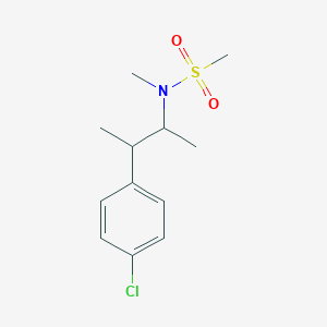 N-[3-(4-chlorophenyl)butan-2-yl]-N-methylmethanesulfonamide