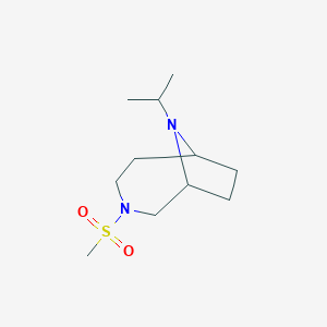 3-Methylsulfonyl-9-propan-2-yl-3,9-diazabicyclo[4.2.1]nonane