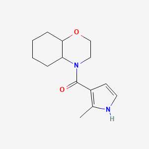 2,3,4a,5,6,7,8,8a-octahydrobenzo[b][1,4]oxazin-4-yl-(2-methyl-1H-pyrrol-3-yl)methanone