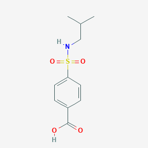 molecular formula C11H15NO4S B076097 4-[(Isobutylamino)sulfonyl]benzoic acid CAS No. 10252-68-3