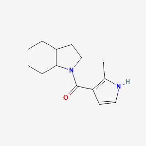 2,3,3a,4,5,6,7,7a-octahydroindol-1-yl-(2-methyl-1H-pyrrol-3-yl)methanone