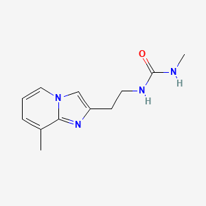 1-Methyl-3-[2-(8-methylimidazo[1,2-a]pyridin-2-yl)ethyl]urea