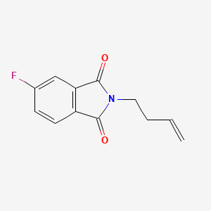 molecular formula C12H10FNO2 B7609807 2-But-3-enyl-5-fluoroisoindole-1,3-dione 