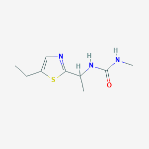 1-[1-(5-Ethyl-1,3-thiazol-2-yl)ethyl]-3-methylurea