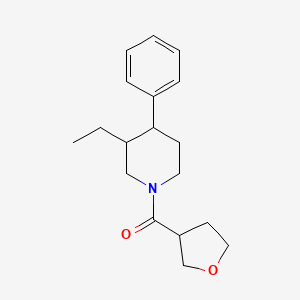 (3-Ethyl-4-phenylpiperidin-1-yl)-(oxolan-3-yl)methanone