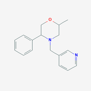 2-Methyl-5-phenyl-4-(pyridin-3-ylmethyl)morpholine