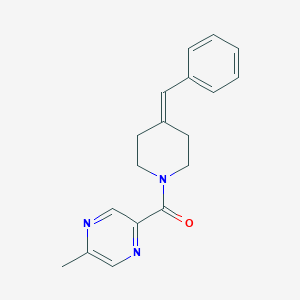 (4-Benzylidenepiperidin-1-yl)-(5-methylpyrazin-2-yl)methanone