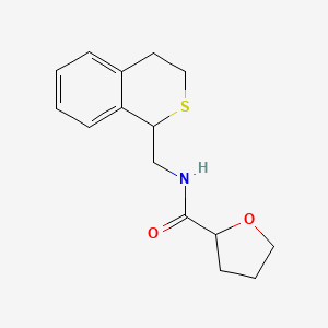 N-(3,4-dihydro-1H-isothiochromen-1-ylmethyl)oxolane-2-carboxamide