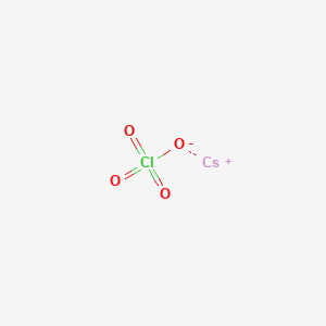 molecular formula CsClO4<br>ClCsO4 B076103 高氯酸铯 CAS No. 13454-84-7