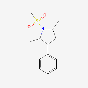 2,5-Dimethyl-1-methylsulfonyl-3-phenylpyrrolidine