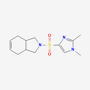 2-(1,2-Dimethylimidazol-4-yl)sulfonyl-1,3,3a,4,7,7a-hexahydroisoindole