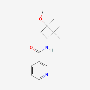 N-(3-methoxy-2,2,3-trimethylcyclobutyl)pyridine-3-carboxamide