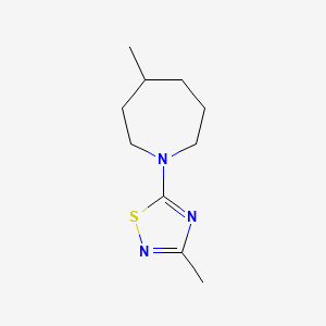 3-Methyl-5-(4-methylazepan-1-yl)-1,2,4-thiadiazole