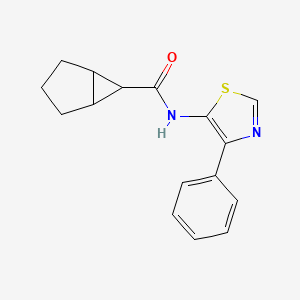 N-(4-phenyl-1,3-thiazol-5-yl)bicyclo[3.1.0]hexane-6-carboxamide