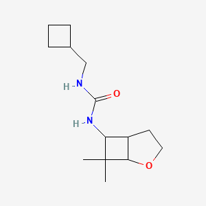 1-(Cyclobutylmethyl)-3-(7,7-dimethyl-2-oxabicyclo[3.2.0]heptan-6-yl)urea