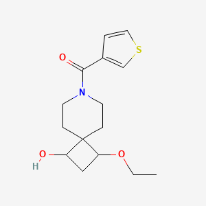 (3-Ethoxy-1-hydroxy-7-azaspiro[3.5]nonan-7-yl)-thiophen-3-ylmethanone